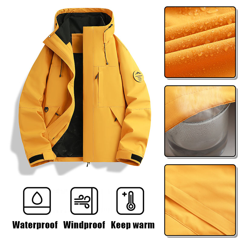 Outdoor Sport Windbreaker - CHRLCK Hiking Jackets Waterproof Men Women